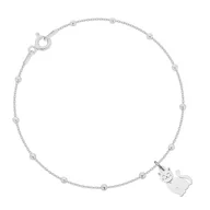 Bransoletki - Bransoletka srebrna z kotkiem - miniaturka - grafika 1