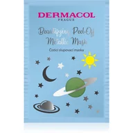 Maseczki do twarzy - Dermacol Beautifying Peel-Off Metallic Mask maska złuszczająca głęboko oczyszczające - miniaturka - grafika 1
