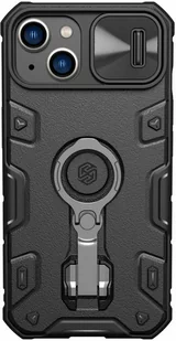 Nillkin CamShield Armor Pro Case etui iPhone 14 pancerny pokrowiec podstawka ring czarny - Etui i futerały do telefonów - miniaturka - grafika 1