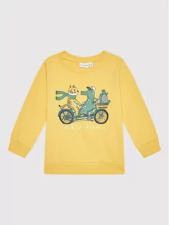 Bluzy dla chłopców - Name it Bluza 13197721 Żółty Regular Fit - grafika 1