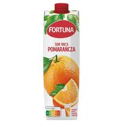 Soki i napoje niegazowane - Fortuna Sok 100 % pomarańcza 1 l - miniaturka - grafika 1