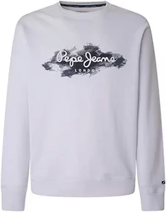 Pepe Jeans Bluza męska Almere, biały, L - Bluzy męskie - miniaturka - grafika 1