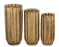 Donice - Osłonka Metalowa Kpl. 3 Szt. Metalowa Doniczka - miniaturka - grafika 1