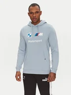 Bluzy męskie - Puma Bluza BMW MMS Ess 624162 Błękitny Regular Fit - miniaturka - grafika 1