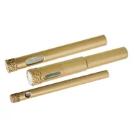 Otwornice - Drel Otwornica z wlutowanym nasypem diamentowym zestaw 6, 8, 10 mm - miniaturka - grafika 1