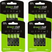 Baterie i akcesoria - Green Cell 16x Akumulatorki Paluszki AAA R3 950mAh Ni-MH Baterie do ładowania Green Cell - miniaturka - grafika 1