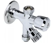 Zawory i kraniki - Zawór kątowy Combi 1/2''x3/4"x3/8" - miniaturka - grafika 1