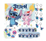 Ozdoby bożonarodzeniowe - Kalendarz Adwentowy 24 Elementy Stitch Sticz Figurki Breloki Dla Dzieci - miniaturka - grafika 1