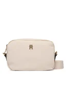 Torebki damskie - Tommy Hilfiger Torebka Popette Camera Bag AW0AW17704 Beżowy - miniaturka - grafika 1