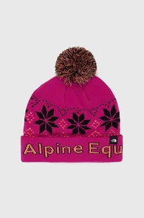 The North Face czapka dziecięca Ski Tuke kolor różowy - Czapki dla dzieci - miniaturka - grafika 1