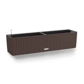 Donice - Donica LECHUZA Balconera 80, cottage mokka, 79x19x19 cm - miniaturka - grafika 1