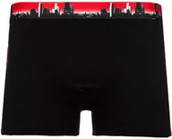 Majtki męskie - Czerwone bokserki męskie Denley 1BE755 - miniaturka - grafika 1