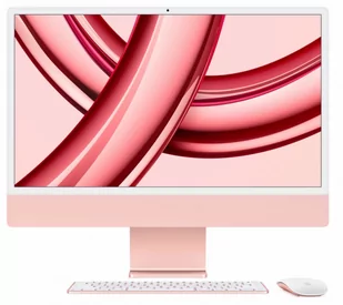 Apple iMac 24 M3/8GB/256/MacOS Retina 4,5K Różowy 10R GPU - darmowy odbiór w 22 miastach i bezpłatny zwrot Paczkomatem aż do 15 dni - Zestawy komputerowe - miniaturka - grafika 1