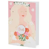 Kartki okolicznościowe i zaproszenia - KARTKA BRIDE PANNA MŁODA RÓŻOWA 15x10,5cm - miniaturka - grafika 1