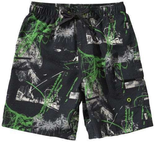 Schiesser 205 Boxer pływacki dla chłopców, rozmiar 176 UK, Kolor Szary