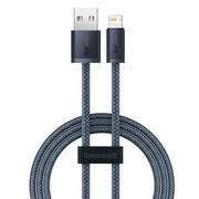 Kable USB - Baseus kabel do iPhone USB - Lightning 1m, 2,4A szary (CALD000416) CALD000416 - miniaturka - grafika 1