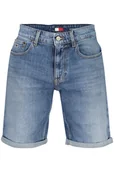 Spodenki męskie - TOMMY HILFIGER JEANS SZORTY MĘSKIE NIEBIESKIE - miniaturka - grafika 1
