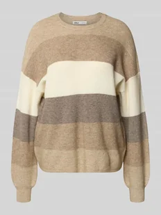 Sweter z dzianiny o luźnym kroju z mieszanki wiskozy model ‘ATIA’ - Swetry damskie - miniaturka - grafika 1