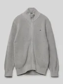 Swetry dla chłopców - Kurtka z dzianiny ze stójką - miniaturka - grafika 1