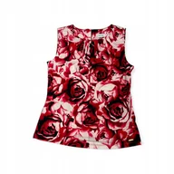 Bluzki damskie - Bluzka damska kwiaty CALVIN KLEIN S - miniaturka - grafika 1