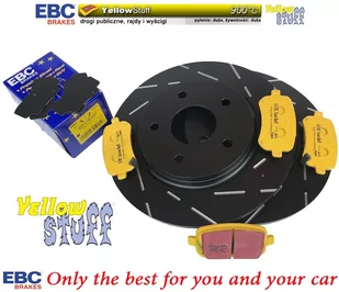 Tylne klocki YellowStuff + NACINANE tarcze hamulcowe 305mm EBC seria USR Lancia Voyager - Tarcze hamulcowe - miniaturka - grafika 2