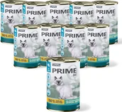 Mokra karma dla kotów - PUPIL Prime Karma mokra dla kota PUPIL Prime bogata w łososia z pstrągiem 10 x 400 g - miniaturka - grafika 1