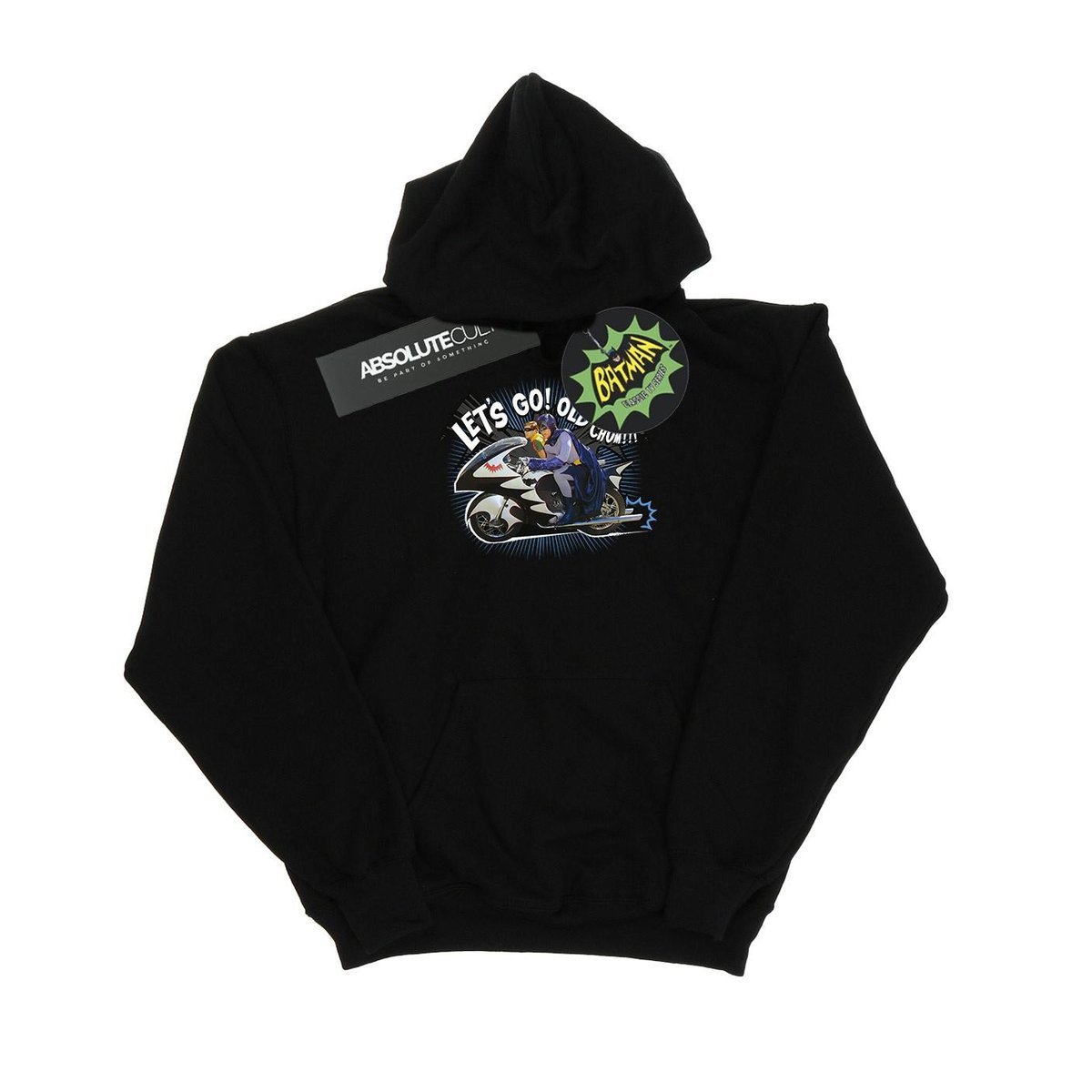 DC Comics Bluza Chłopięca Batman TV Series Bat Bike Hoodie (140/146 / Czarny)