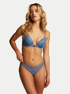 Biustonosze - Hunkemöller Biustonosz z fiszbiną Molly 204620 Niebieski - miniaturka - grafika 1