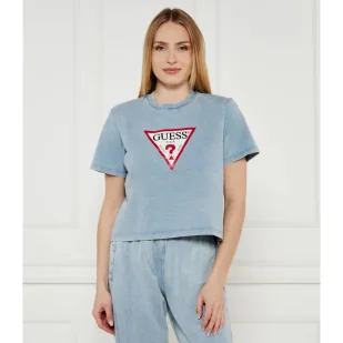 Guess Jeans T-shirt Relaxed fit - Koszulki i topy damskie - miniaturka - grafika 1
