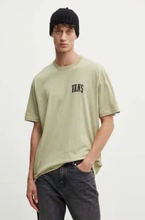 Vans t-shirt bawełniany męski kolor zielony z nadrukiem VN000HFGD3Z1 - Koszulki męskie - miniaturka - grafika 1