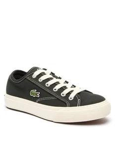 Lacoste Tenisówki Backourt 747CFA0006 Czarny - Trampki damskie - miniaturka - grafika 1