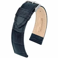 Akcesoria do zegarków - Czarny pasek skórzany 20 mm HIRSCH Duke 01028150-2-20 (M) RATY | GRATIS WYSYŁKA | GRATIS ZWROT DO  1 ROKU | 100% ORYGINAŁ!! - miniaturka - grafika 1