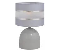 Lampy stojące - Lampa stołowa HELEN 1xE27/60W/230V szary/srebrny - miniaturka - grafika 1