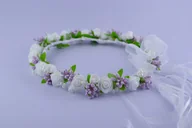 Ozdoby do włosów - wianek komunijny 43 - miniaturka - grafika 1