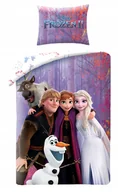 Pościel dla dzieci - Pościel dziecięca Kraina Lodu 140x200 cm Halantex 100% bawełna Frozen Elza - miniaturka - grafika 1