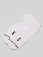 Skarpetki męskie - Skarpetki stopki z nadrukiem z logo w zestawie 2 szt. - miniaturka - grafika 1