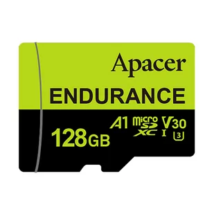 Apacer Karta pamięci Endurance, 128GB, micro SDXC, AP128GEDM1D05-R, UHS-I U3 (Class 10), V30, A1 - Karty pamięci - miniaturka - grafika 1