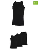 Koszulki męskie - Fila Podkoszulki (3 szt.) w kolorze czarnym - miniaturka - grafika 1