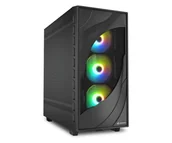 Obudowy komputerowe - Sharkoon Rebel C80M RGB Black - miniaturka - grafika 1