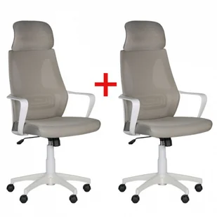 Fotel biurowy, krzesło biurowe B2B Partner Krzesło biurowe FRESH 1+1 GRATIS, beżowe 907009 - Fotele i krzesła biurowe - miniaturka - grafika 1