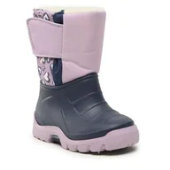 Buty dla dziewczynek - Śniegowce Manitu 120003-59 M Granatowy - miniaturka - grafika 1