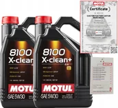 Oleje silnikowe - Motul 8100 X-clean+ 5W30 C3 10L Bmw LL-04 Vw 504 00/ 507 00 Zawieszka - miniaturka - grafika 1