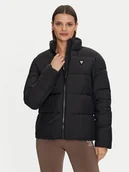 Kurtki damskie - Guess Kurtka puchowa New Claudia V4YL03 WFUD0 Czarny Regular Fit - miniaturka - grafika 1