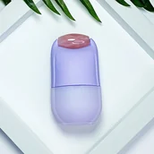 Masażery - Lodowy roller z naturalnym kamieniem do masażu twarzy i ciała Yeye Fioletowy - miniaturka - grafika 1