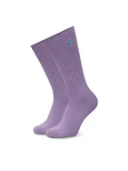 Skarpetki damskie - Polo Ralph Lauren Skarpety wysokie unisex 449915908044 Fioletowy - miniaturka - grafika 1