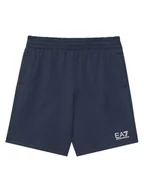 Spodenki damskie - EA7 Emporio Armani Szorty sportowe 7B000026 AF10380 UB102 Granatowy Regular Fit - miniaturka - grafika 1