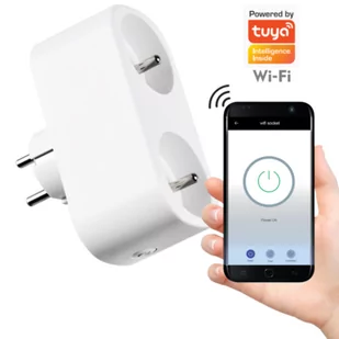 POLUX Gniazdo podwójne Wi-Fi SMART TUYA 315922 POLUX/SANICO - Systemy inteligentnych domów - miniaturka - grafika 3