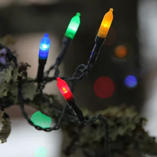 Lampki choinkowe LED 80 diod 16 m multikolor - Oświetlenie świąteczne - miniaturka - grafika 1