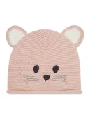 Czapki dla dzieci - United Colors Of Benetton Czapka 6V22AA007 Różowy - miniaturka - grafika 1