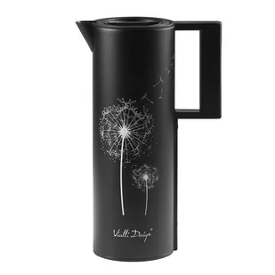 Vialli Design Corto 1 L Czarny Termos Do Kawy I Herbaty Ze Szklanym Wkładem - Termosy - miniaturka - grafika 1
